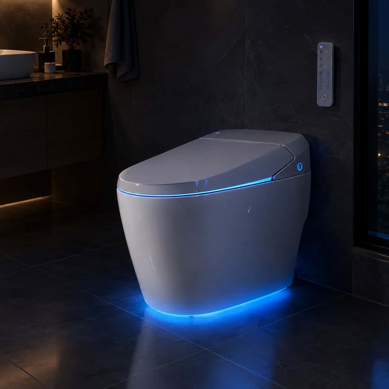 The Bluetooth-Speaker, Mood-Lit Smart Toilet