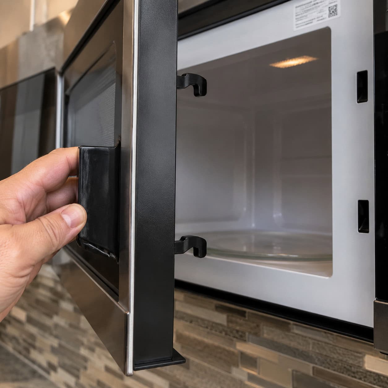 The Three Stacked Door Switches in an Over-the-Range Microwave