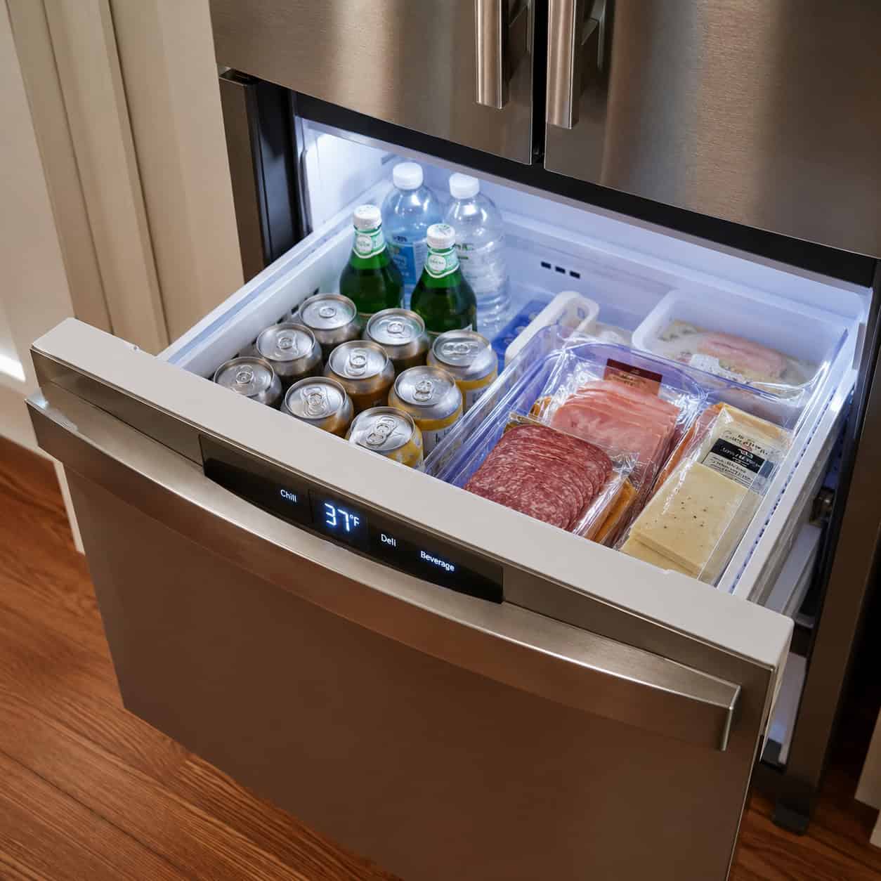 The Convertible Drawer That Switches From Fridge to Freezer
