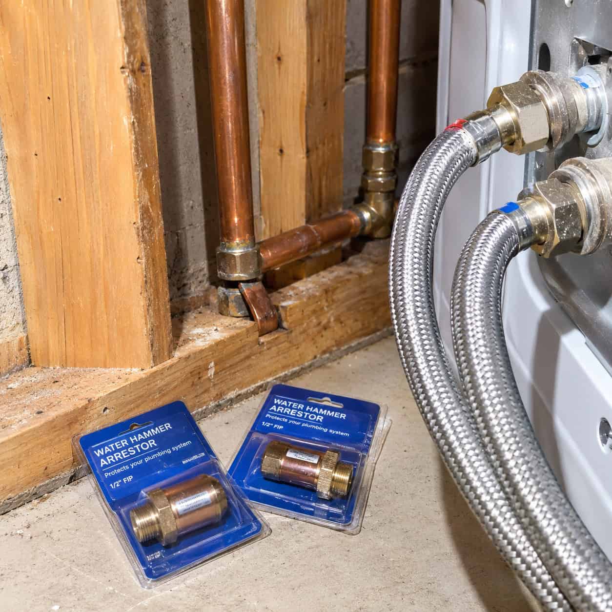 Supply Lines With No Water Hammer Arrestors