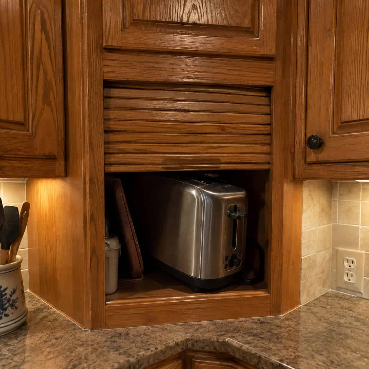 The Appliance Garage With the Tambour Door