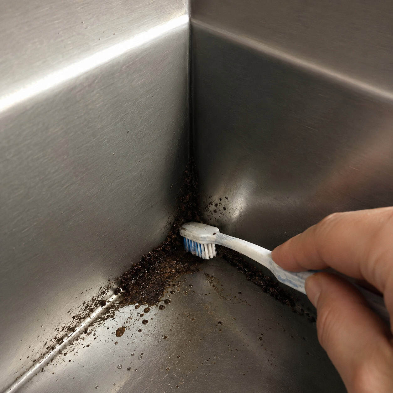 Zero-Radius Square-Corner Sinks