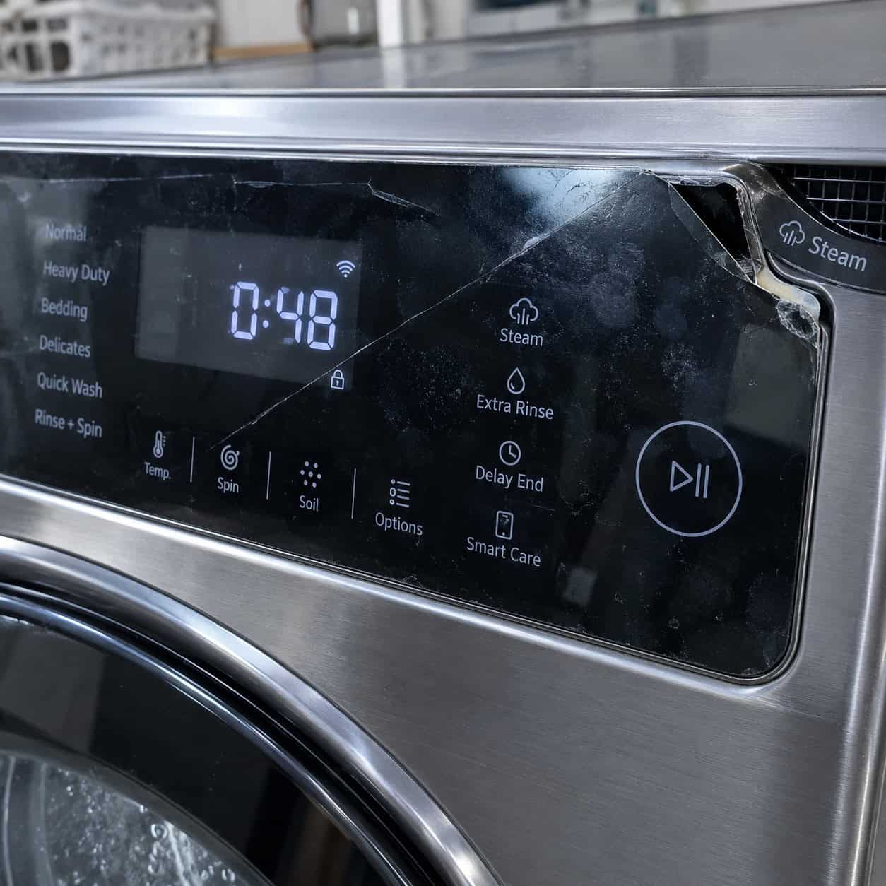 Wi-Fi Touchscreen Washer and Dryer Panels
