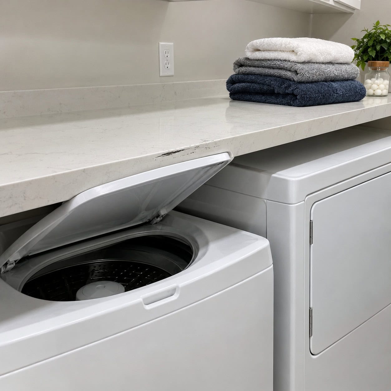 A Countertop Built Over a Top-Loading Washer