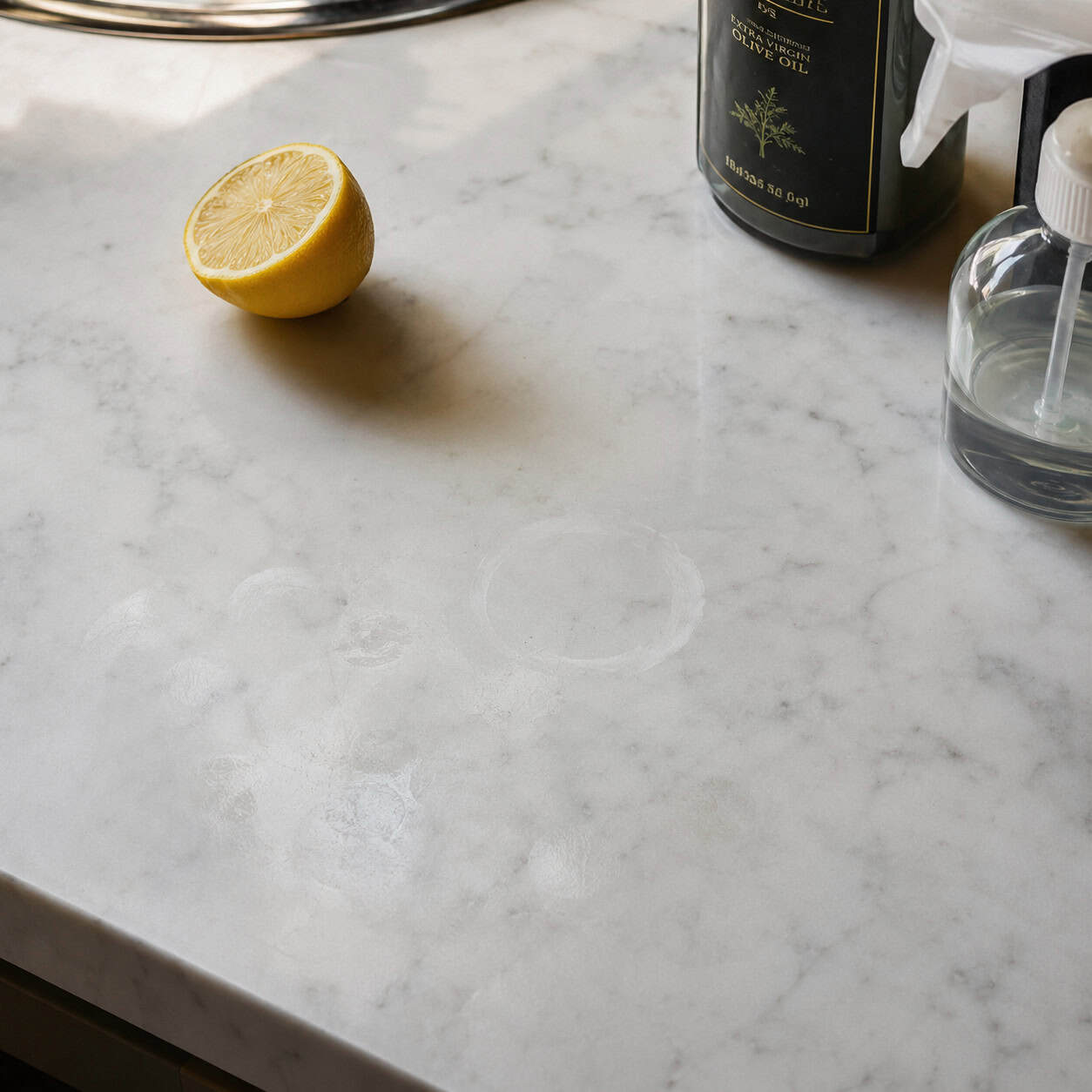 Honed and Matte-Finish Stone Countertops