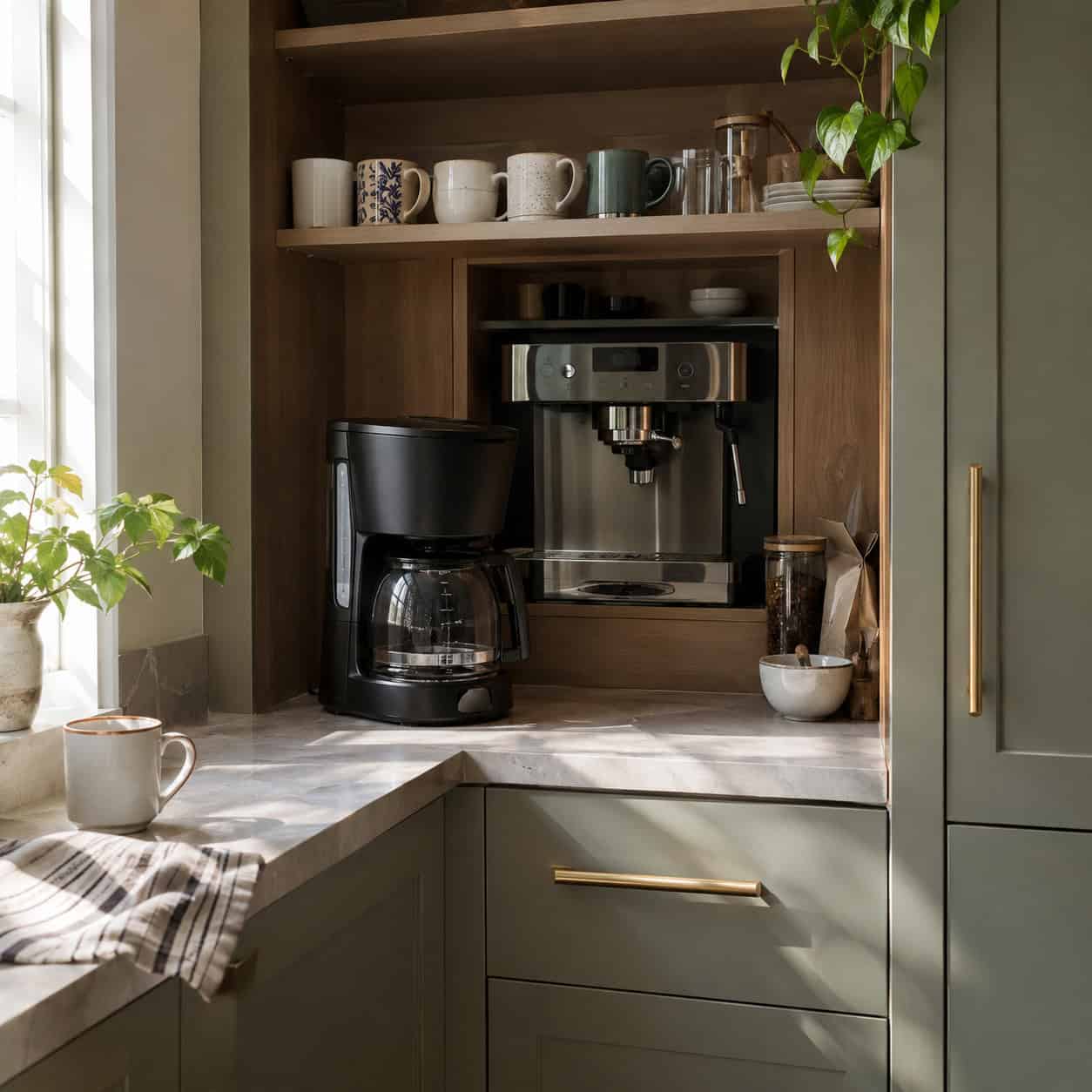 The Built-In Coffee Bar