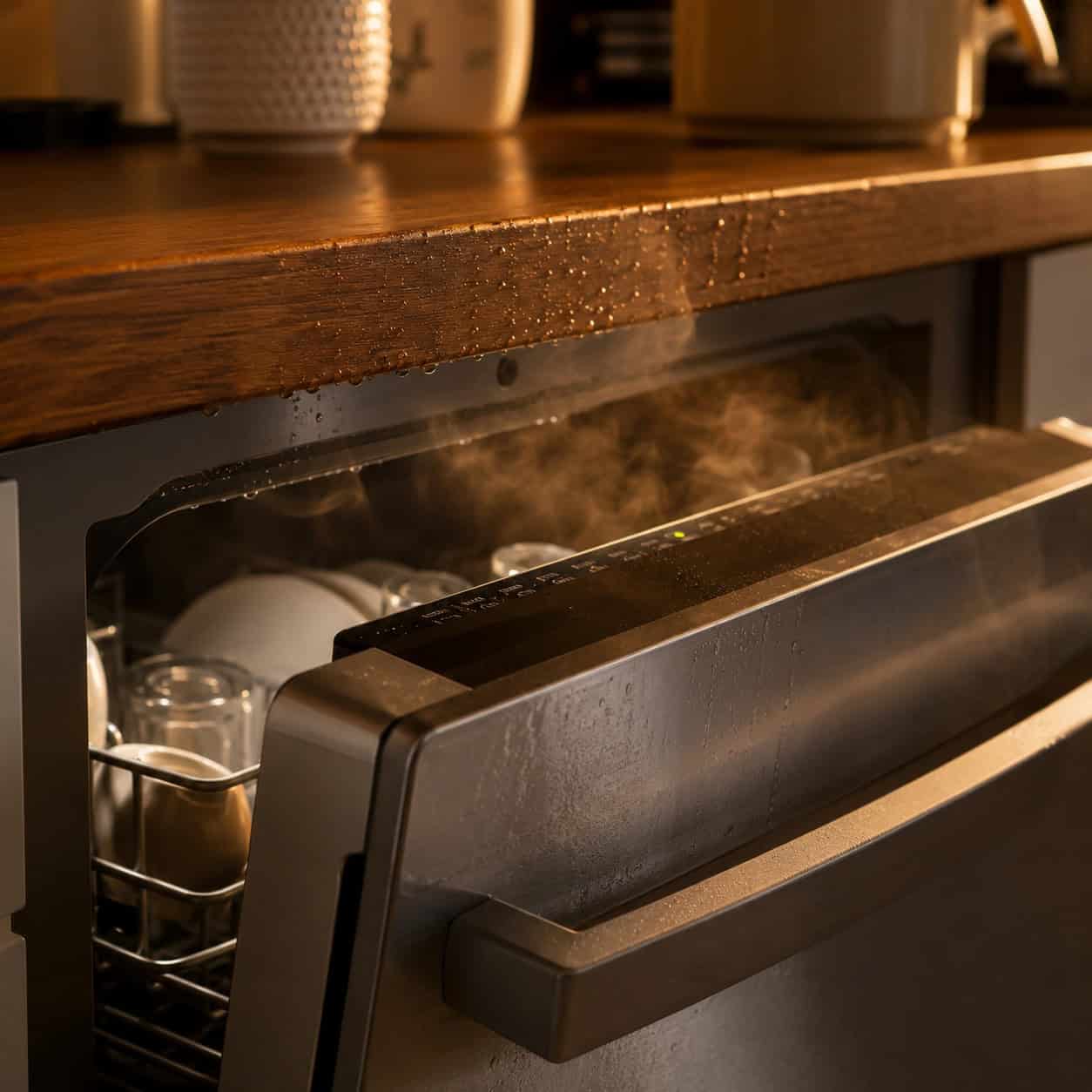 The Hidden Top-Control Touch Panel on a Dishwasher