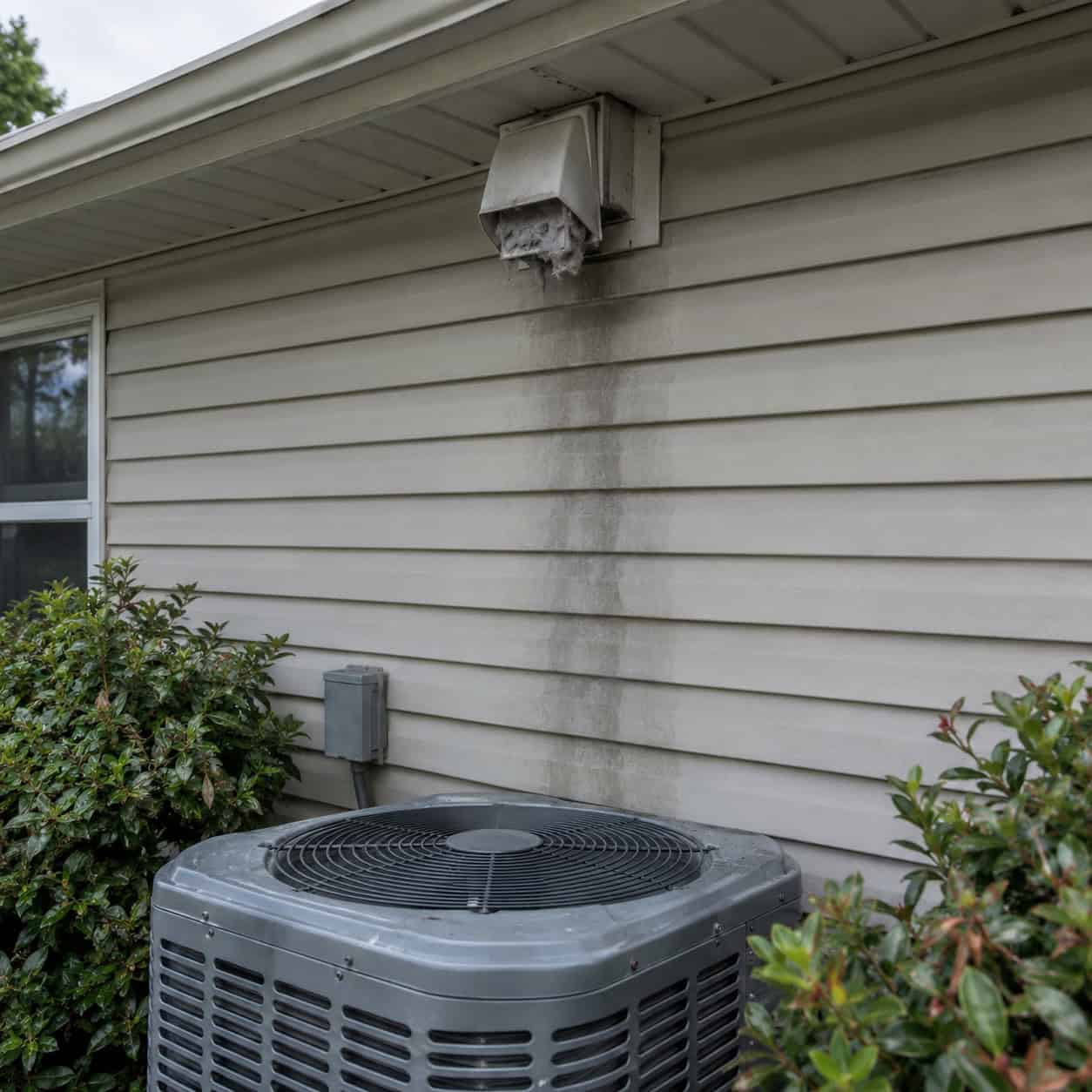 A Dryer Vent That Exits in the Wrong Place