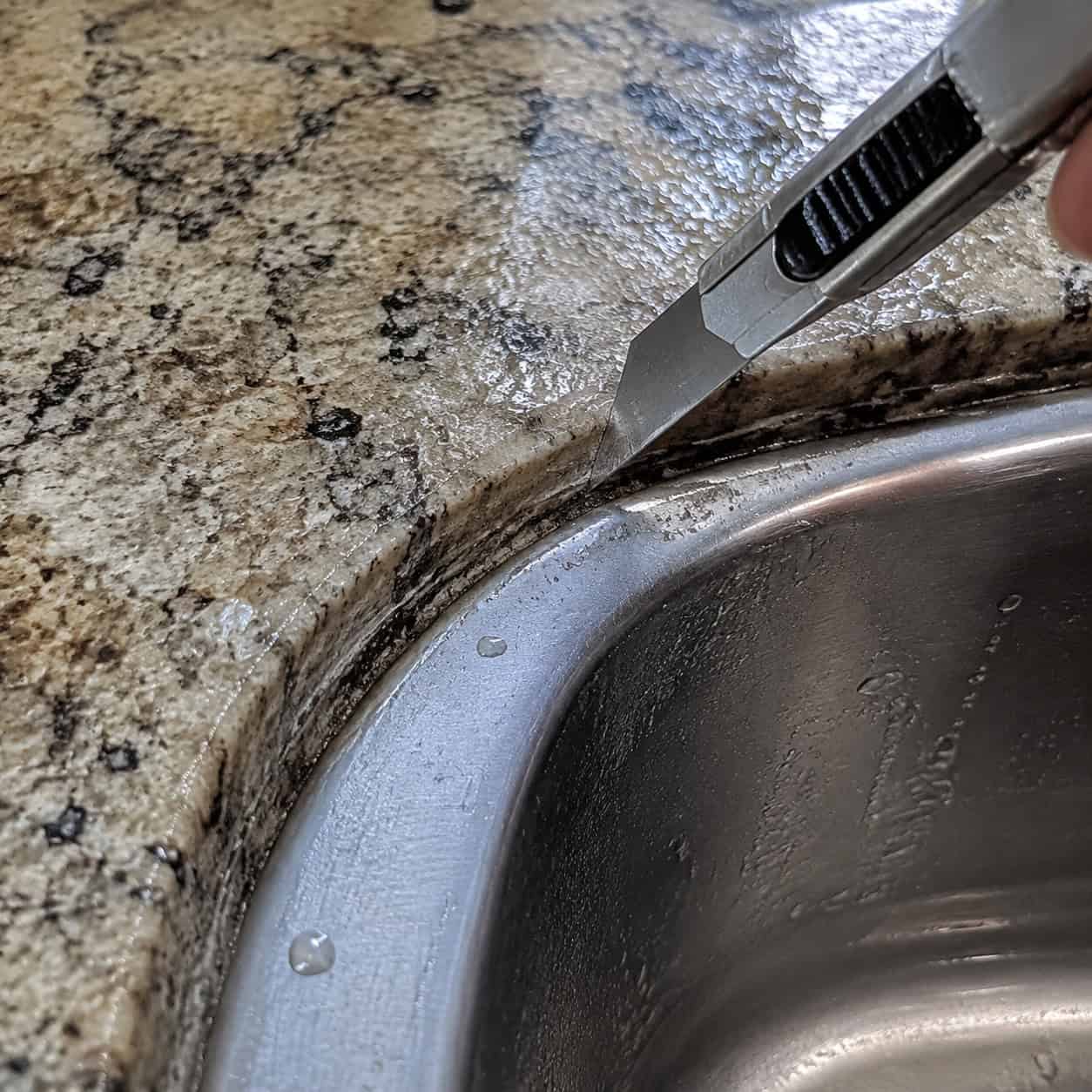 The Caulk Seam Under an Undermount Sink