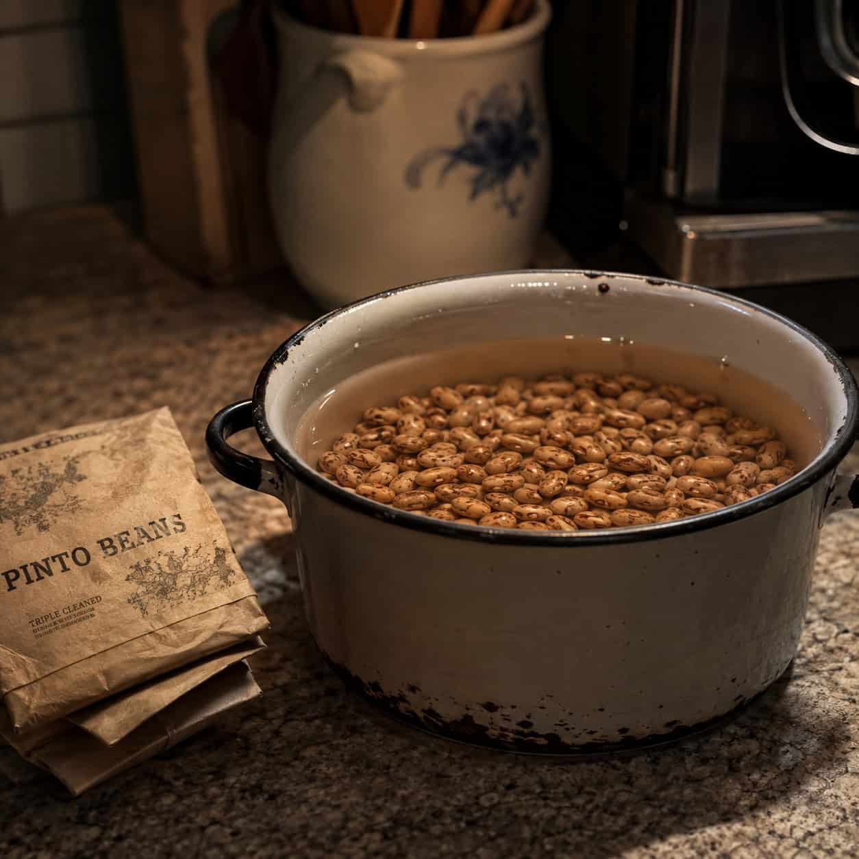 Dried Beans Soaked Overnight