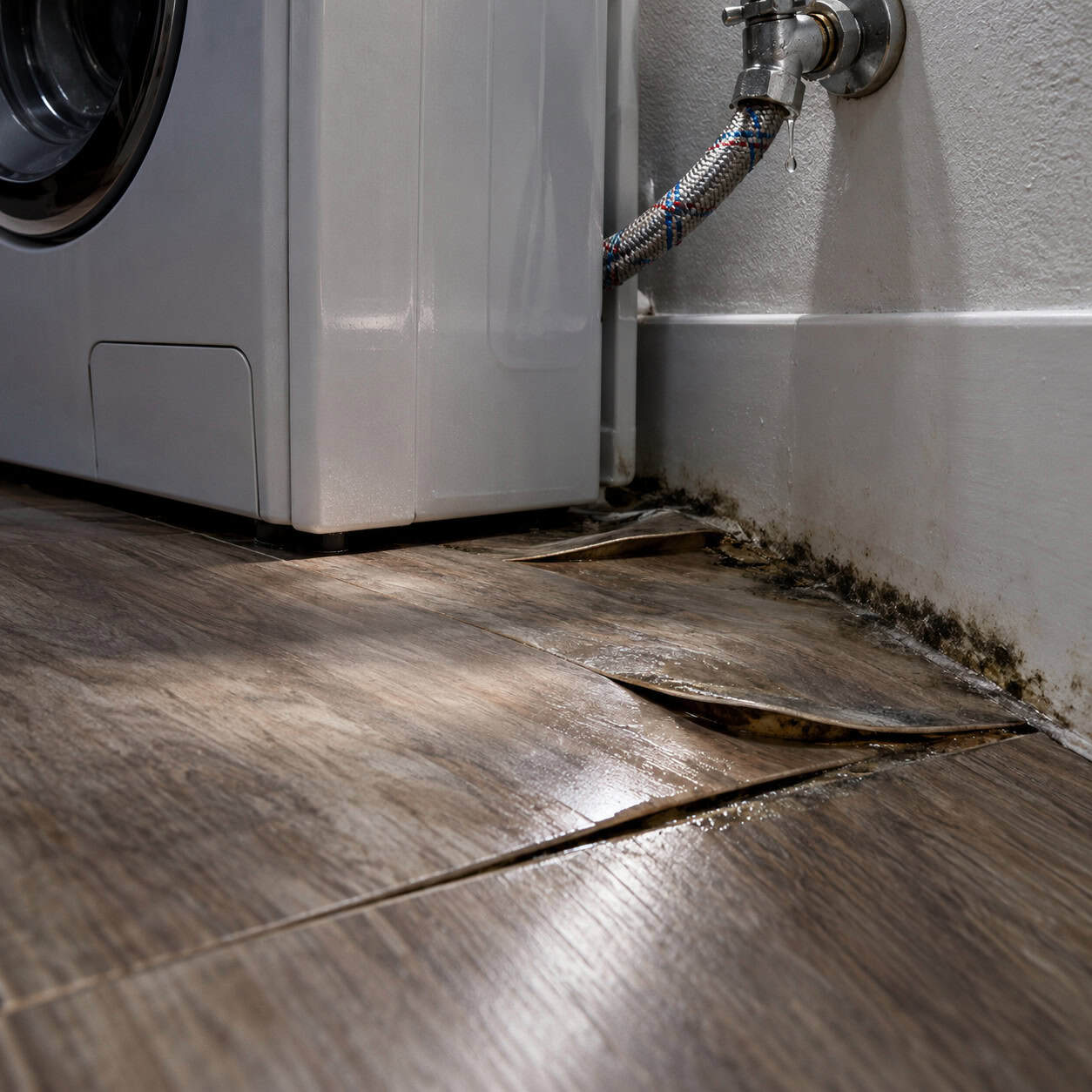 Peel-and-Stick Vinyl Plank Over the Whole Floor