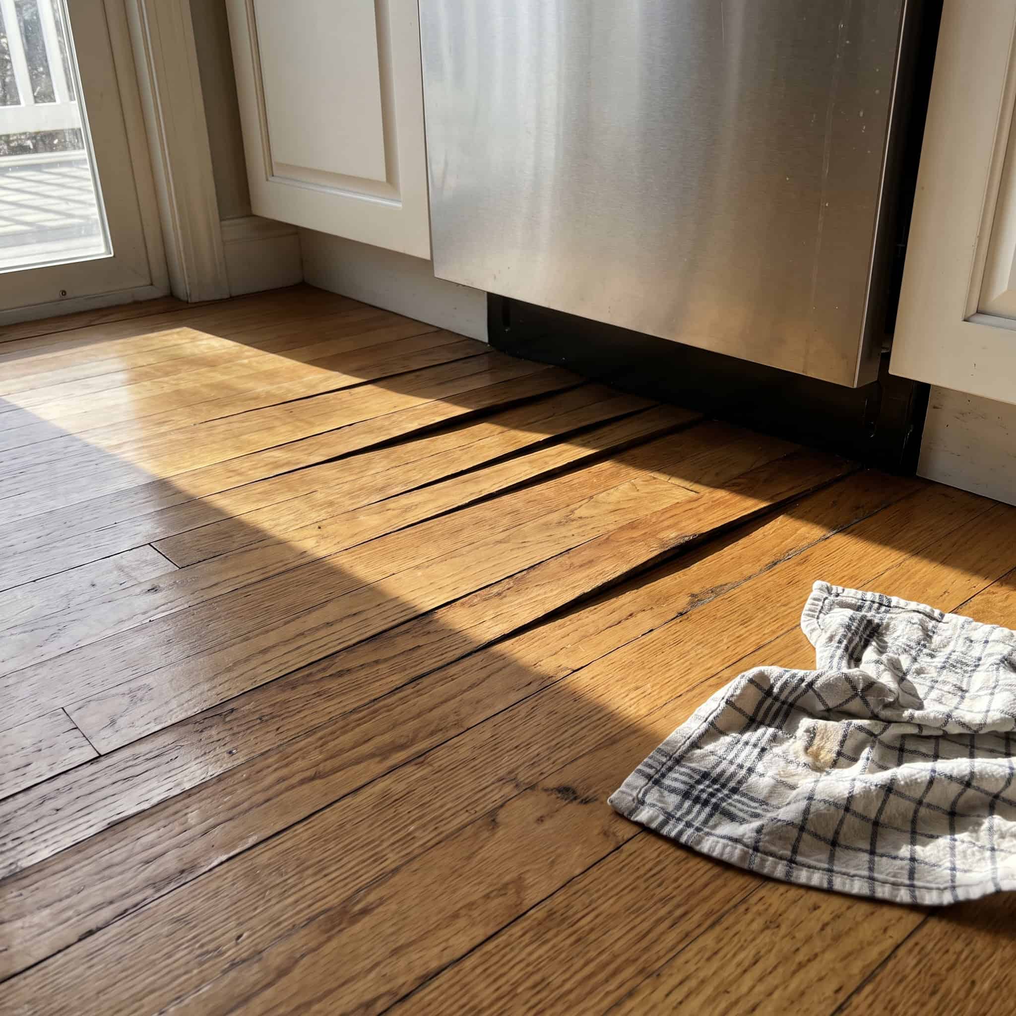Solid Hardwood in a Working Kitchen