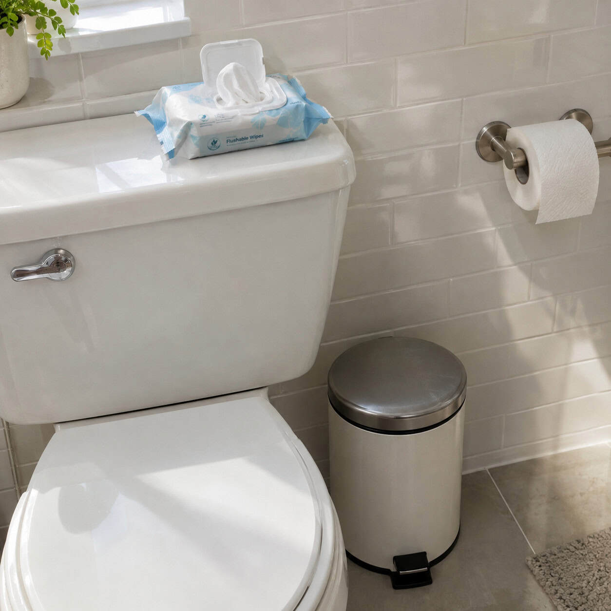 Flush a "Flushable" Wipe