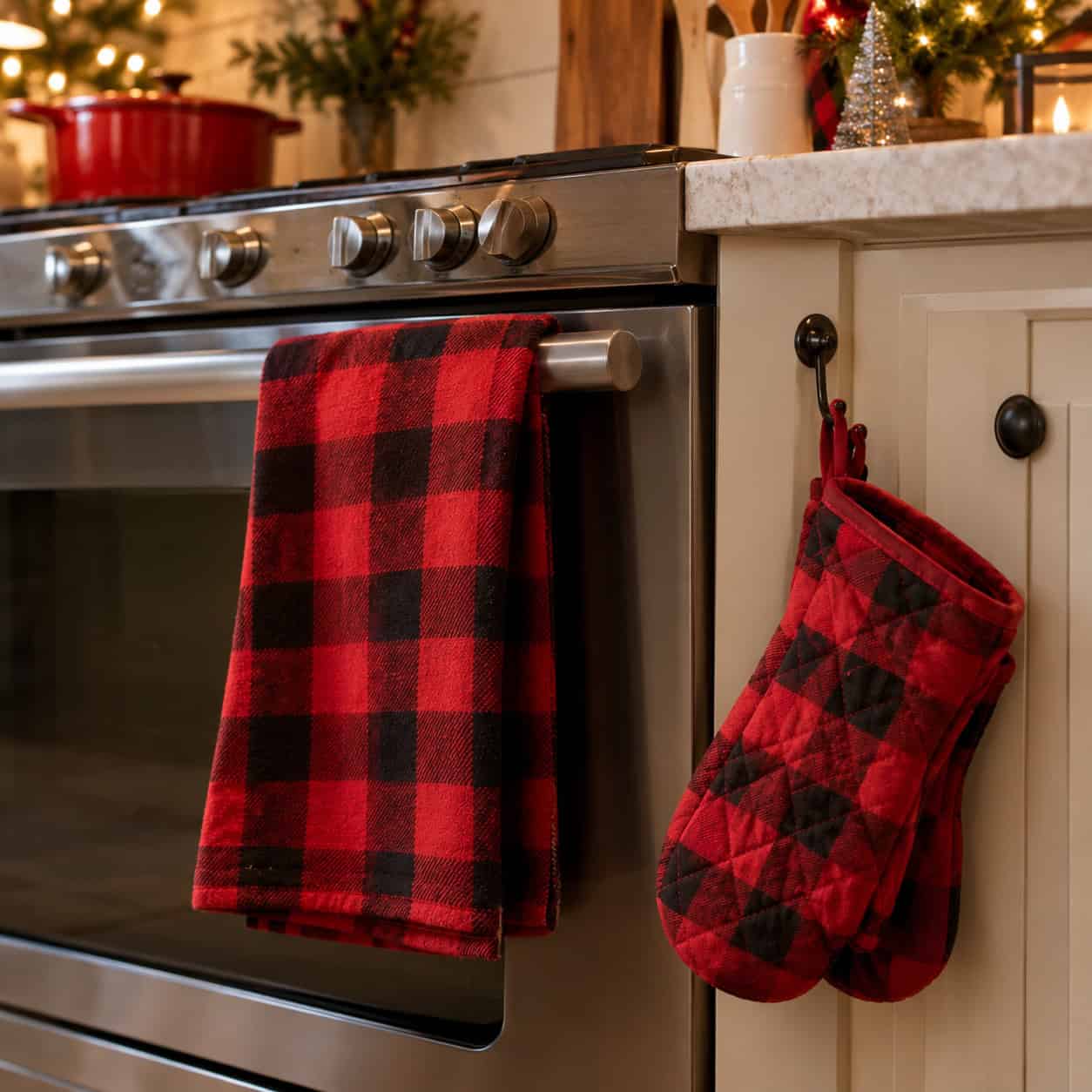 The Tea Towel and Oven Mitt Swap