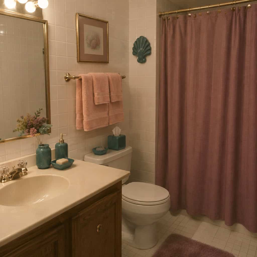 Peach, Teal, and Mauve "Santa Fe Pastel"