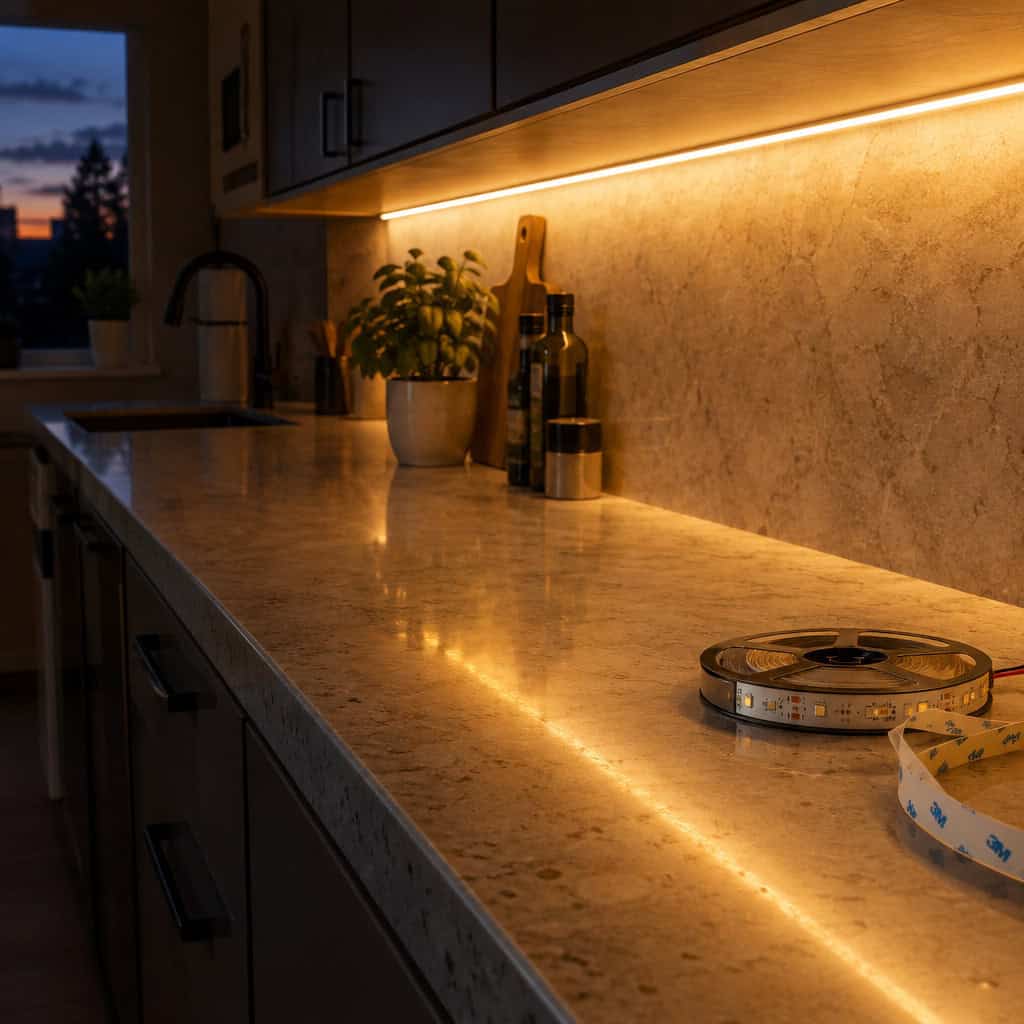 Run Under-Cabinet LED Strips