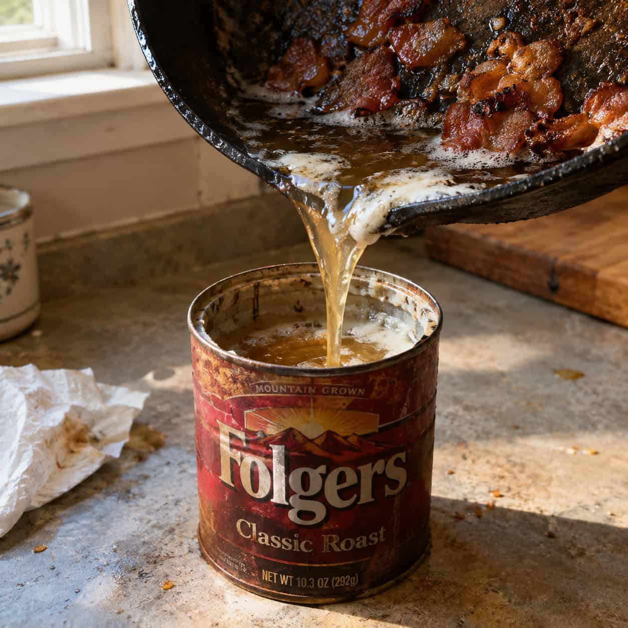 Chase Bacon Grease Down the Drain With Hot Water