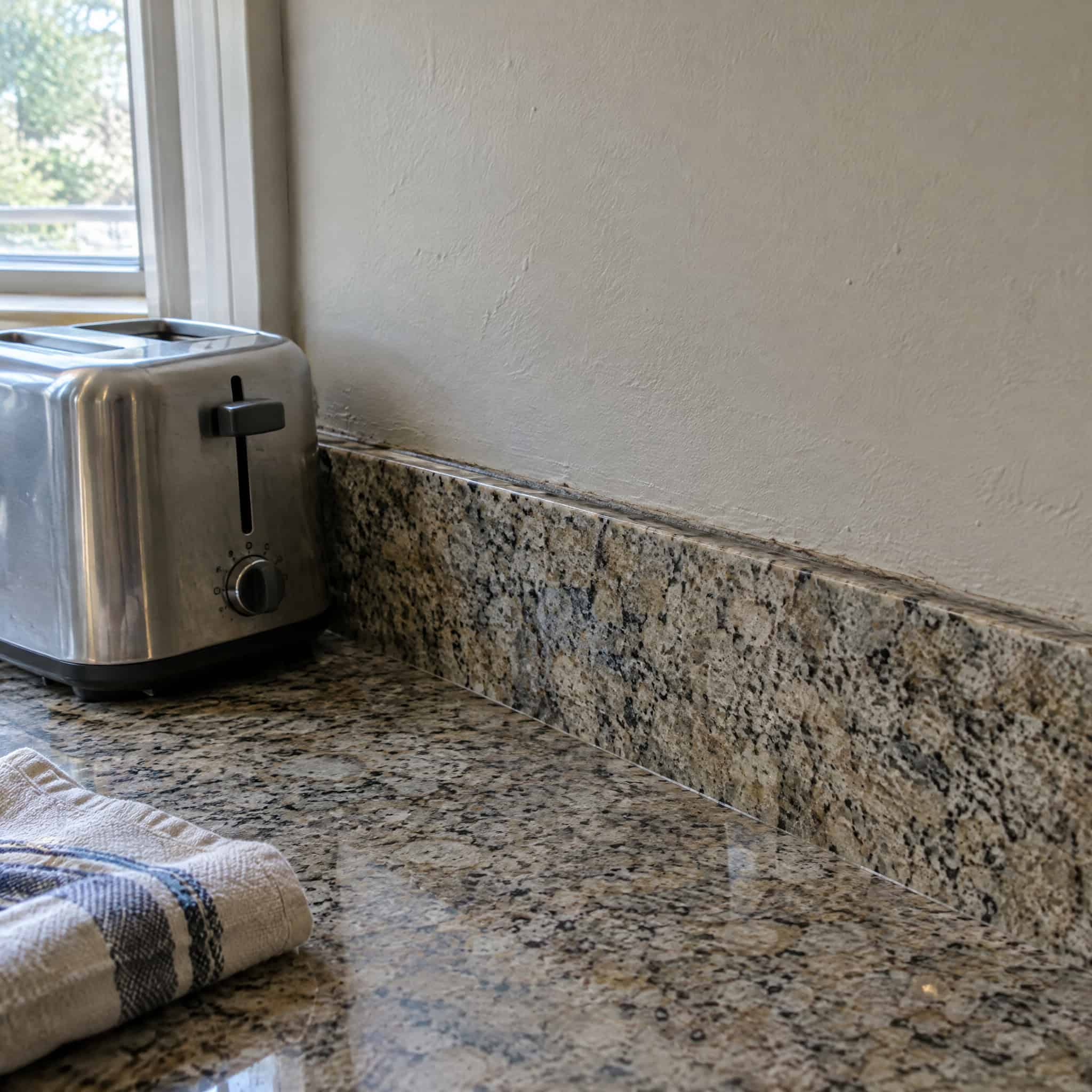 The 4-Inch Granite Backsplash Strip
