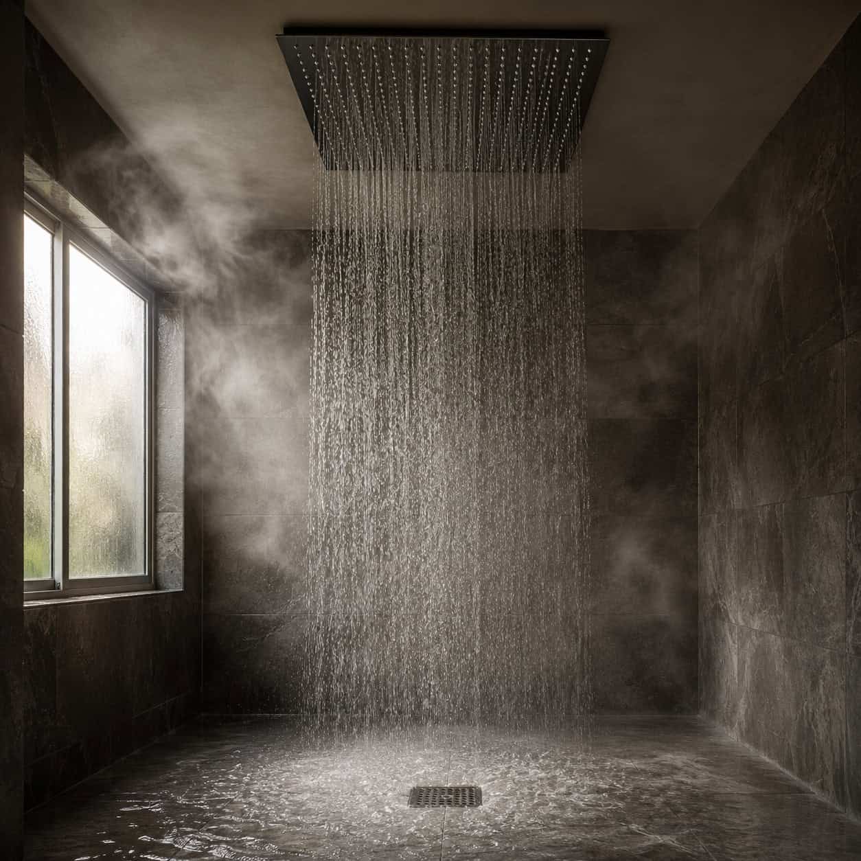 A Rain Head as Your Only Shower Head