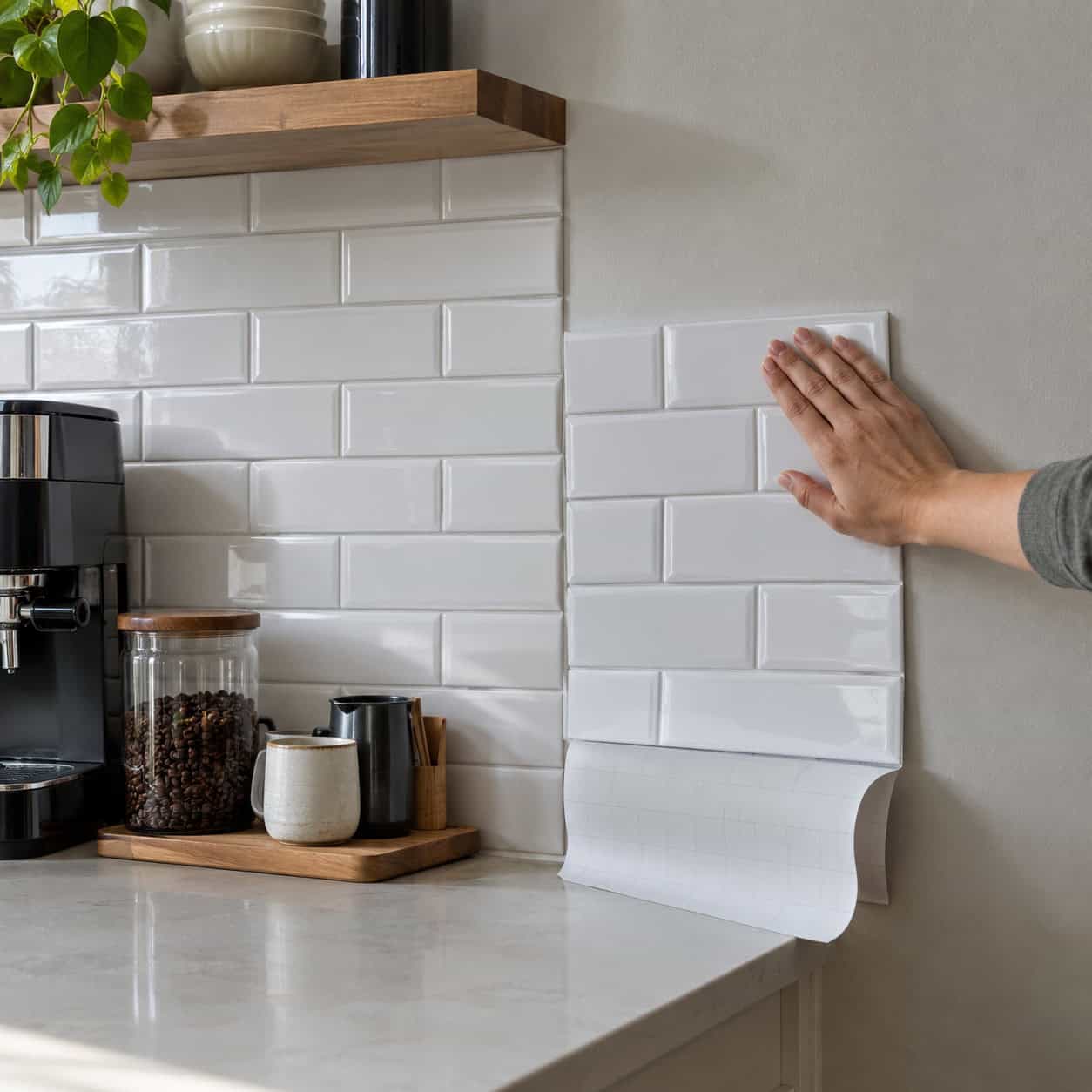 Peel-and-Stick Backsplash (With One Honest Caveat)