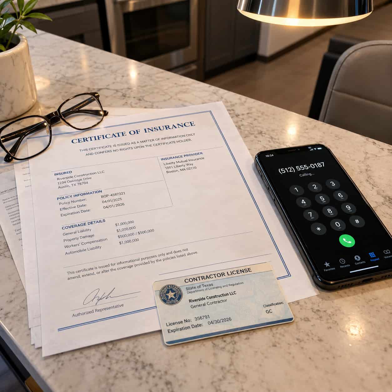 'Licensed and Insured' Is a Phrase, Not a Document