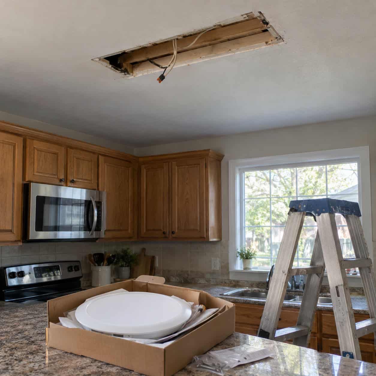 Rip Out the Fluorescent Box or Flush-Mount Dome