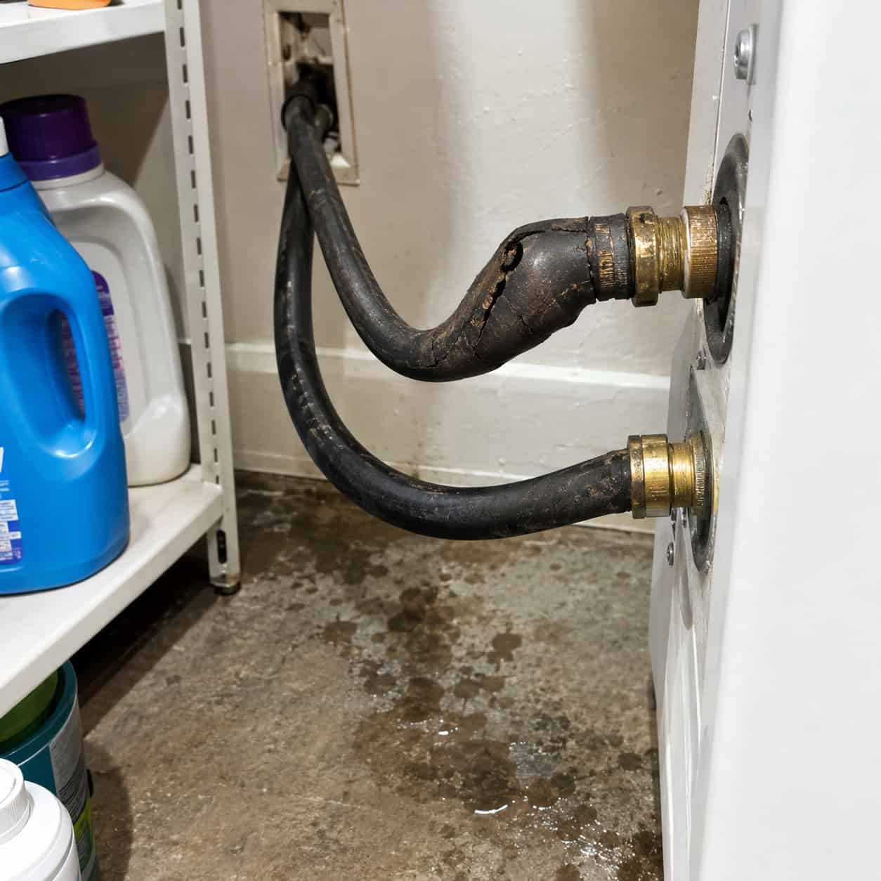 Leave 10-Year-Old Rubber Washing Machine Hoses On