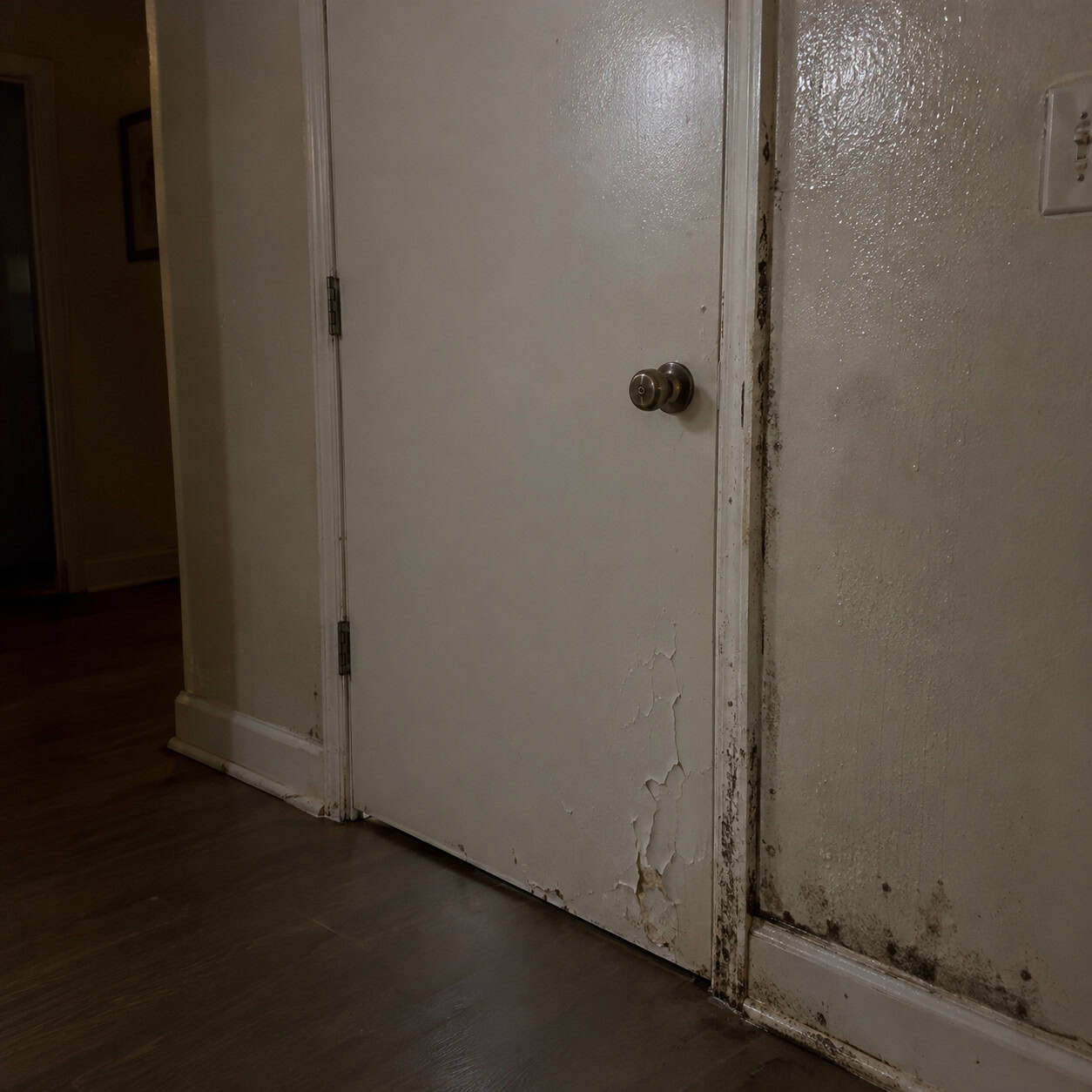 A Solid Slab Door With No Louvers or Air Gap