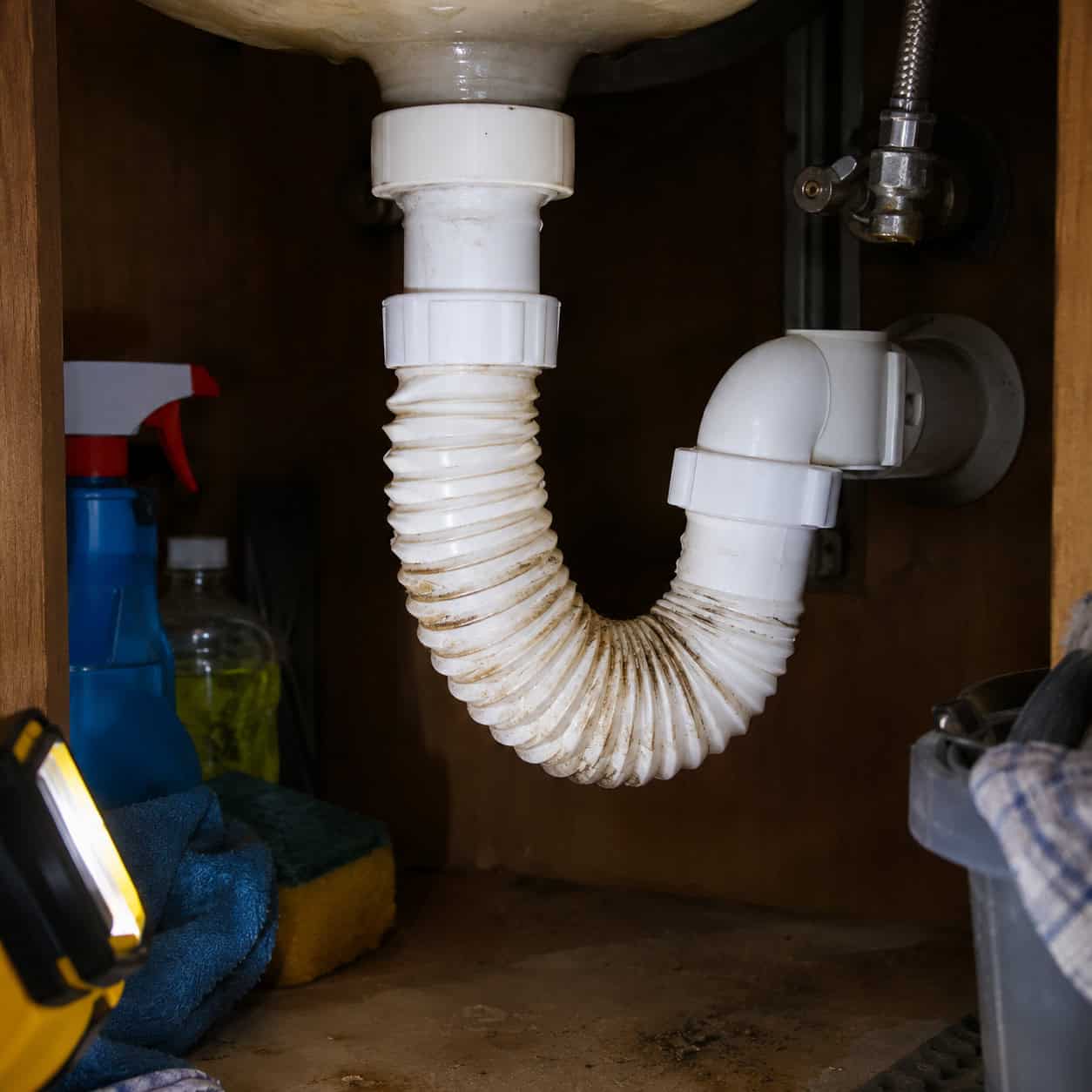 Use a Corrugated Accordion-Style P-Trap