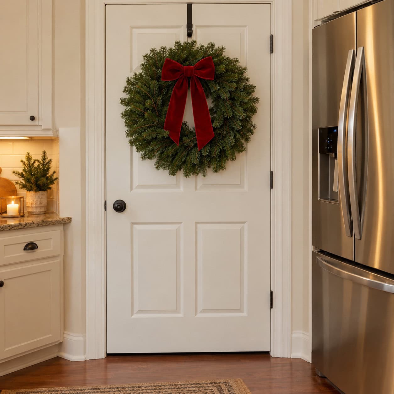 The Pantry Door Wreath (and the Fridge-Front Version)