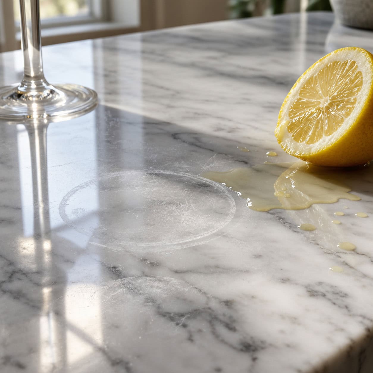 A Marble Island Top