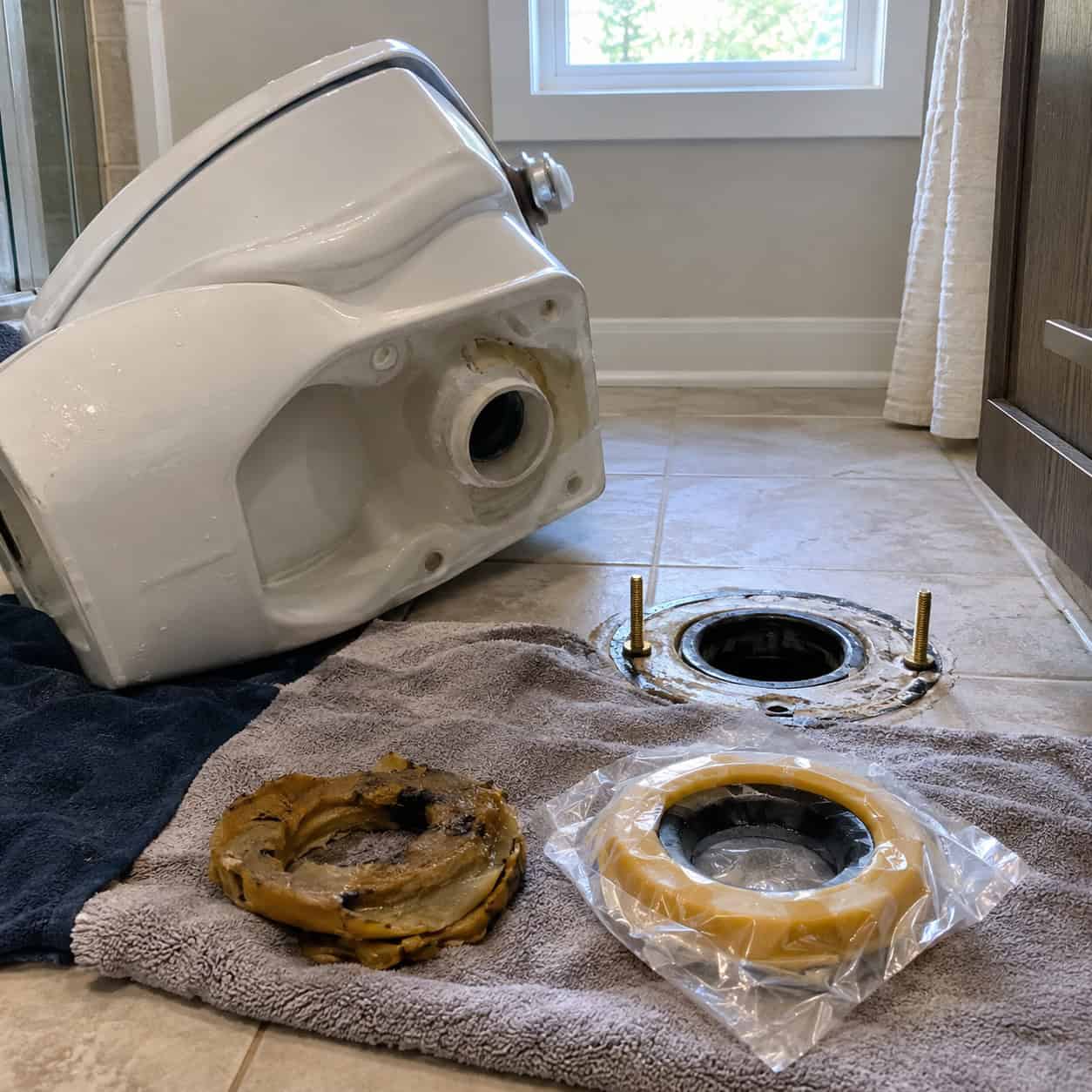 Reuse an Old Wax Ring When Resetting a Toilet