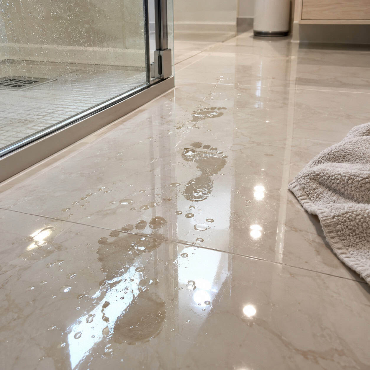 High-Gloss Polished Porcelain Floor Tile