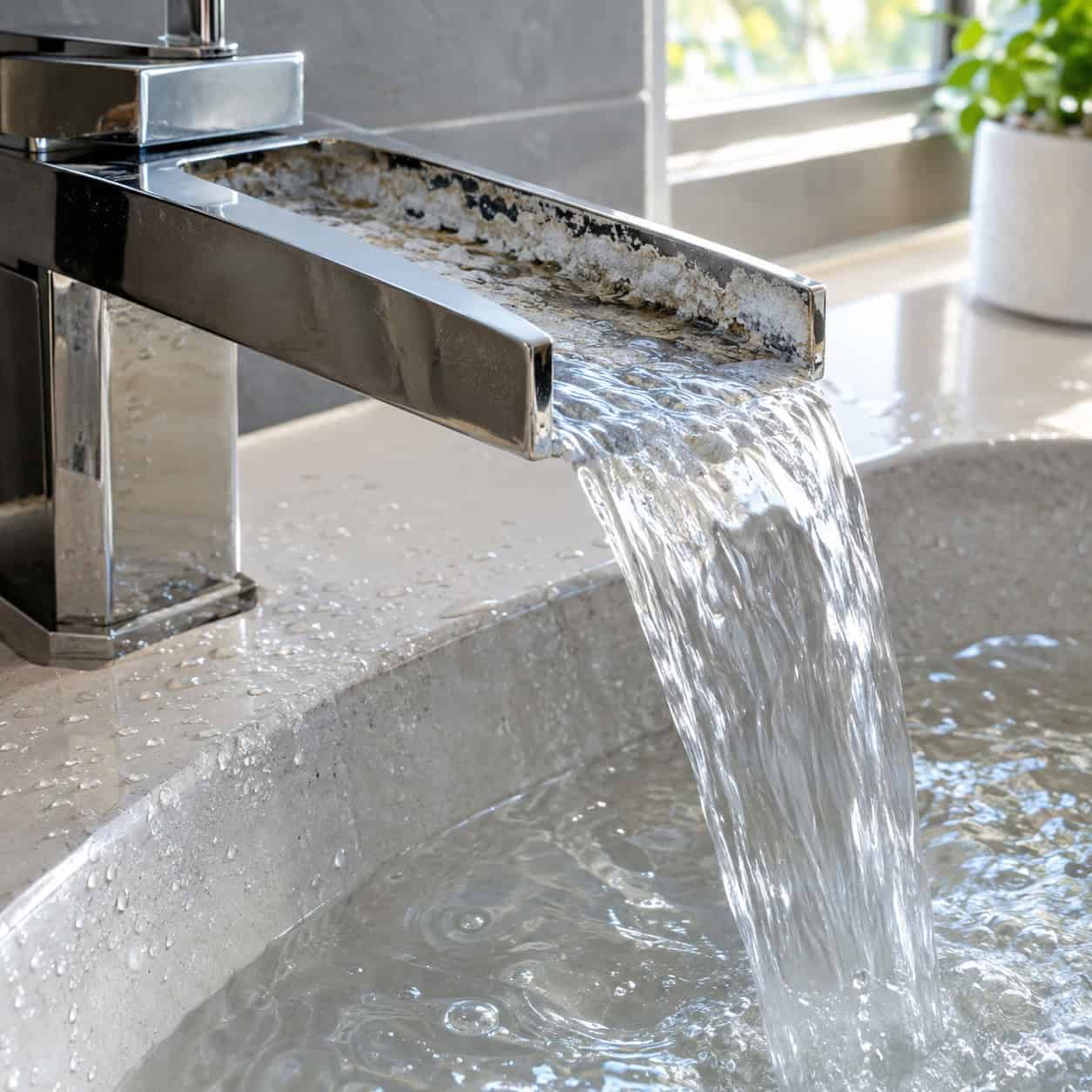 Open-Channel Waterfall Faucets