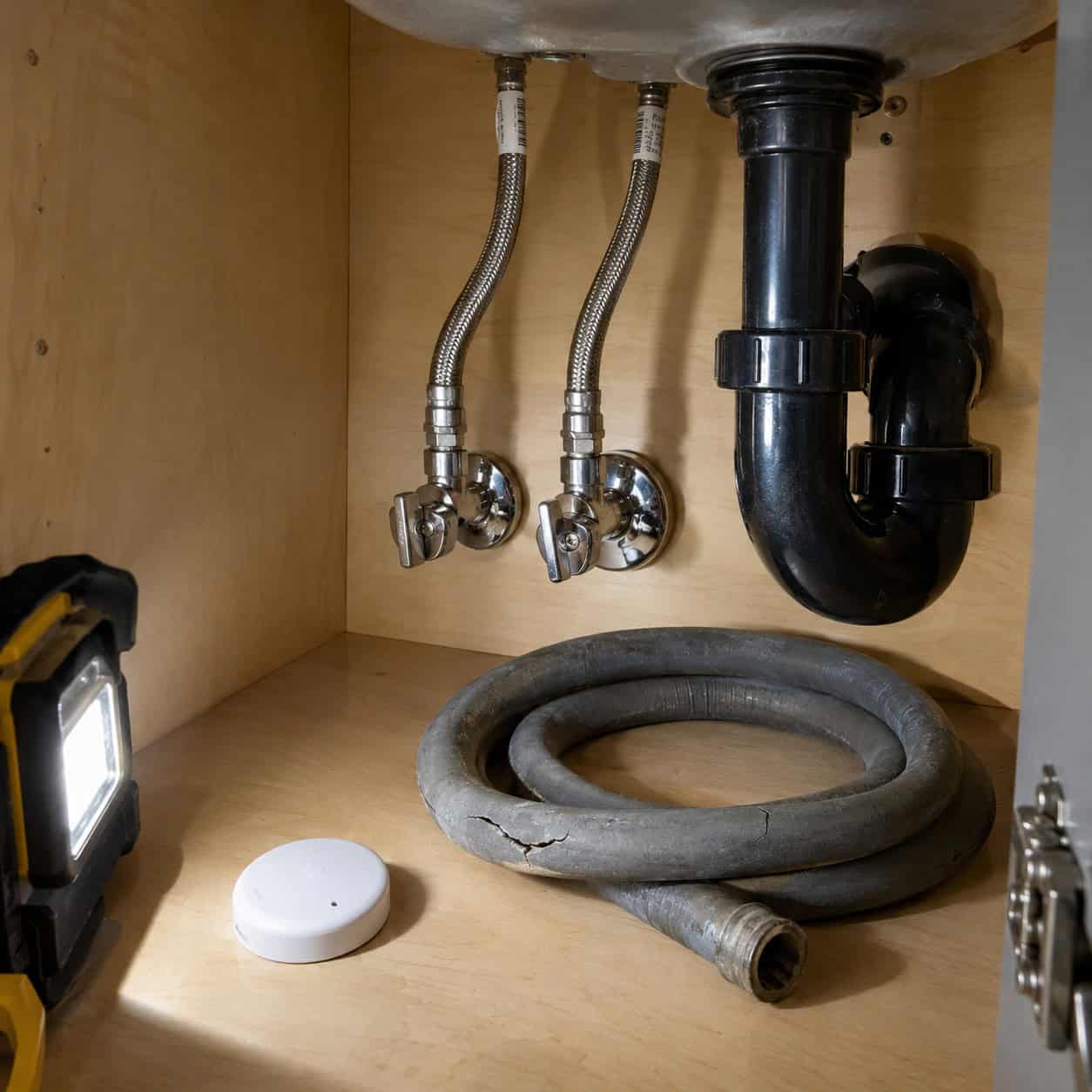 Swap Rubber Supply Lines for Braided Stainless and Quarter-Turn Shutoffs