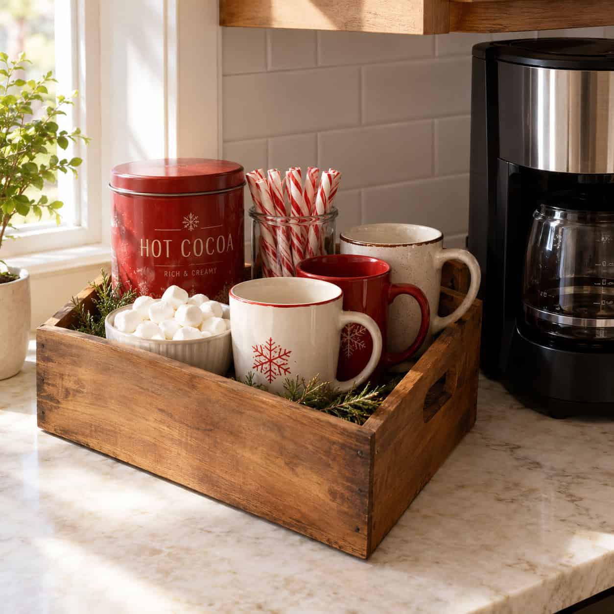 The Hot Cocoa Station Confined to the Dead Corner