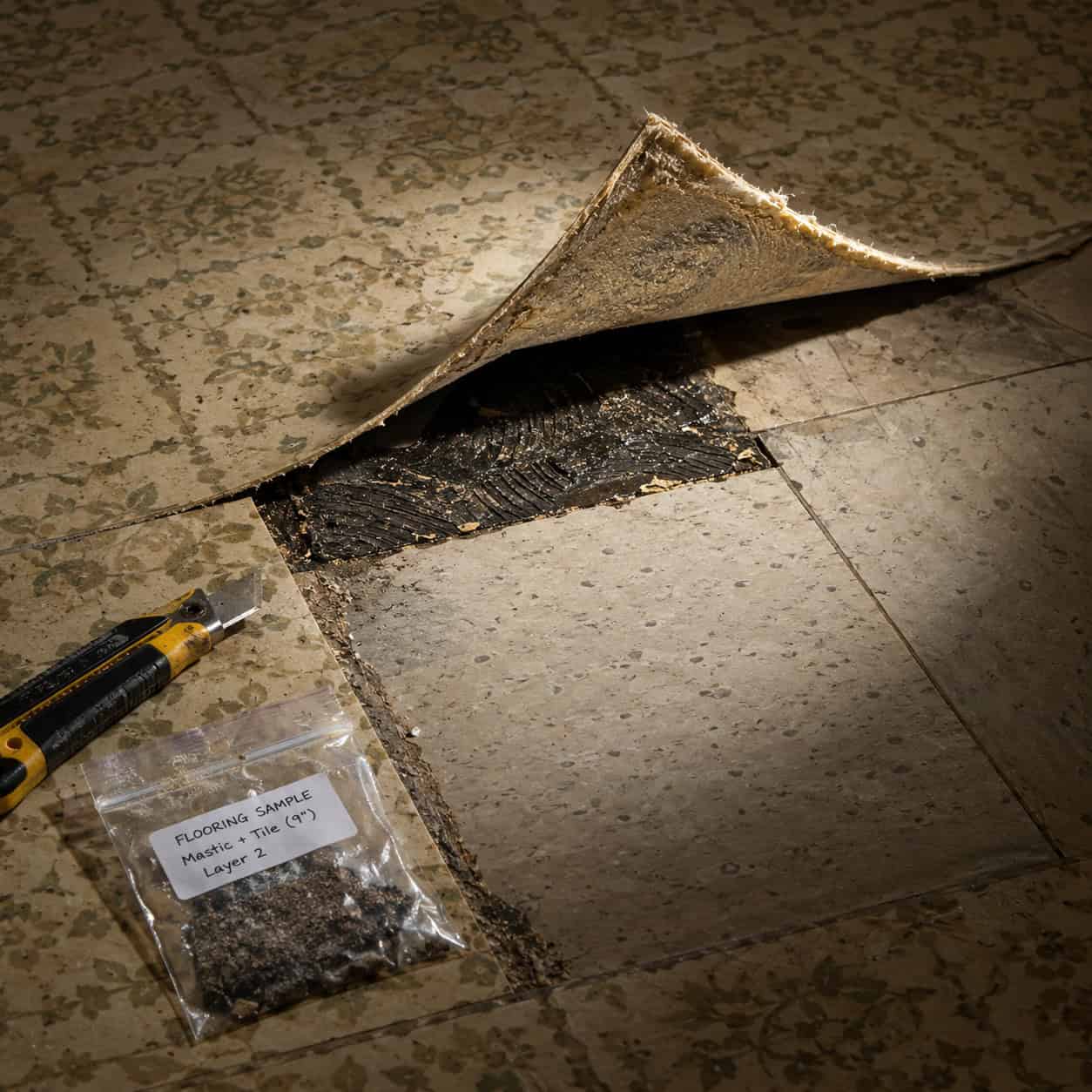 That Old Sheet Vinyl May Need Testing Before Anyone Swings a Hammer
