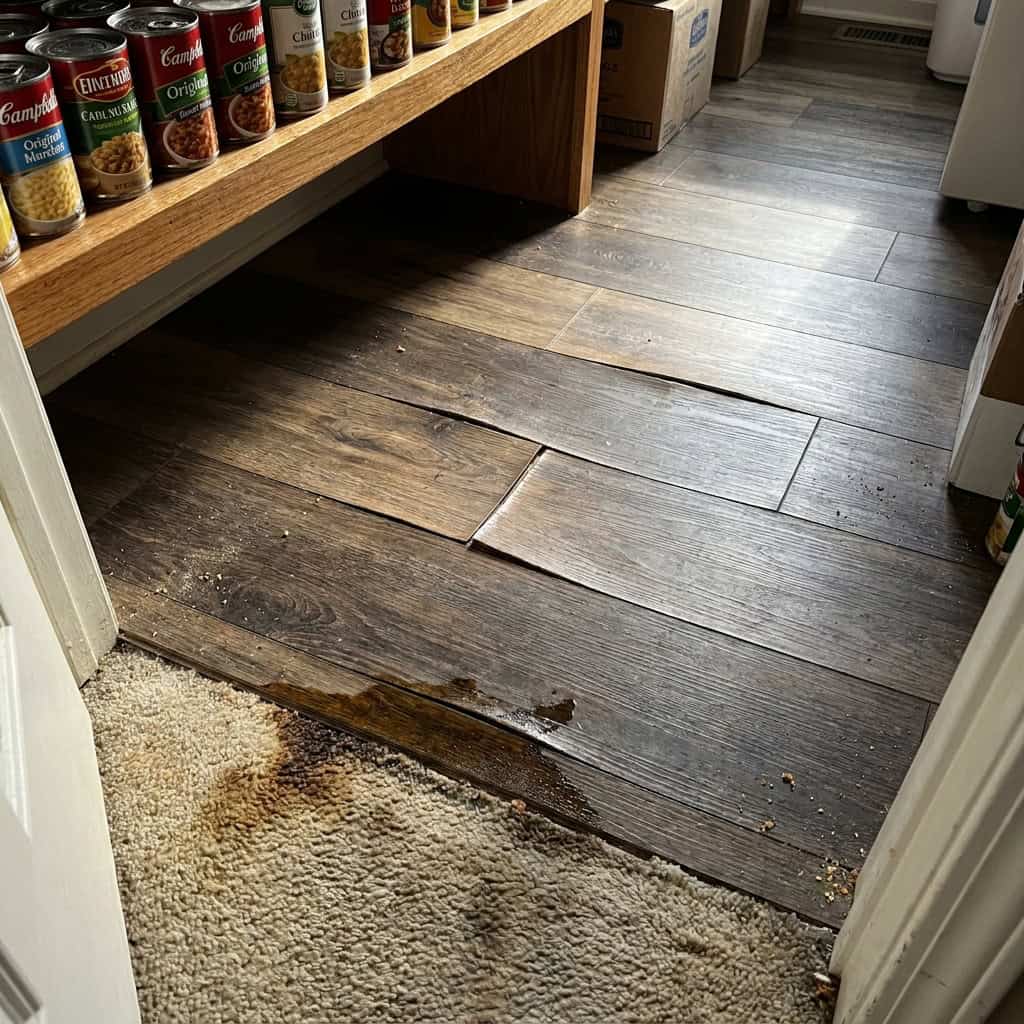 Carpet — or Unsealed Laminate — on the Pantry Floor