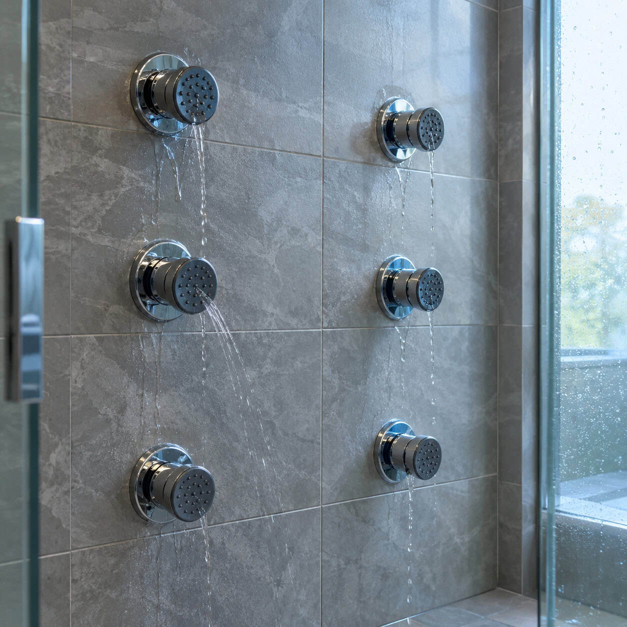 The Six-Head Body-Spray Shower System