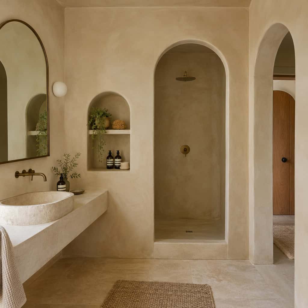 Stacked Arches (Mirror, Niche, Doorway, Shower)