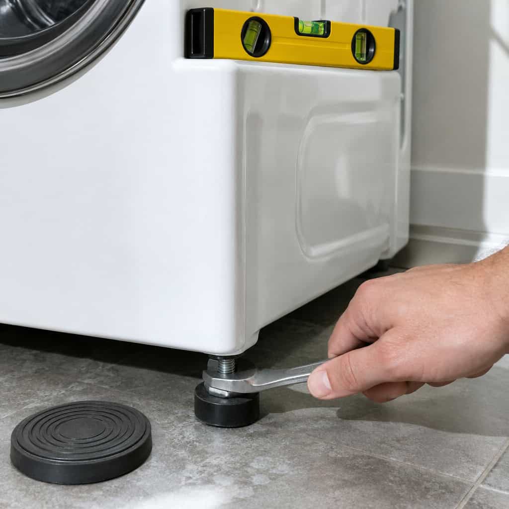Setting Machines on a Springy Floor With No Leveling