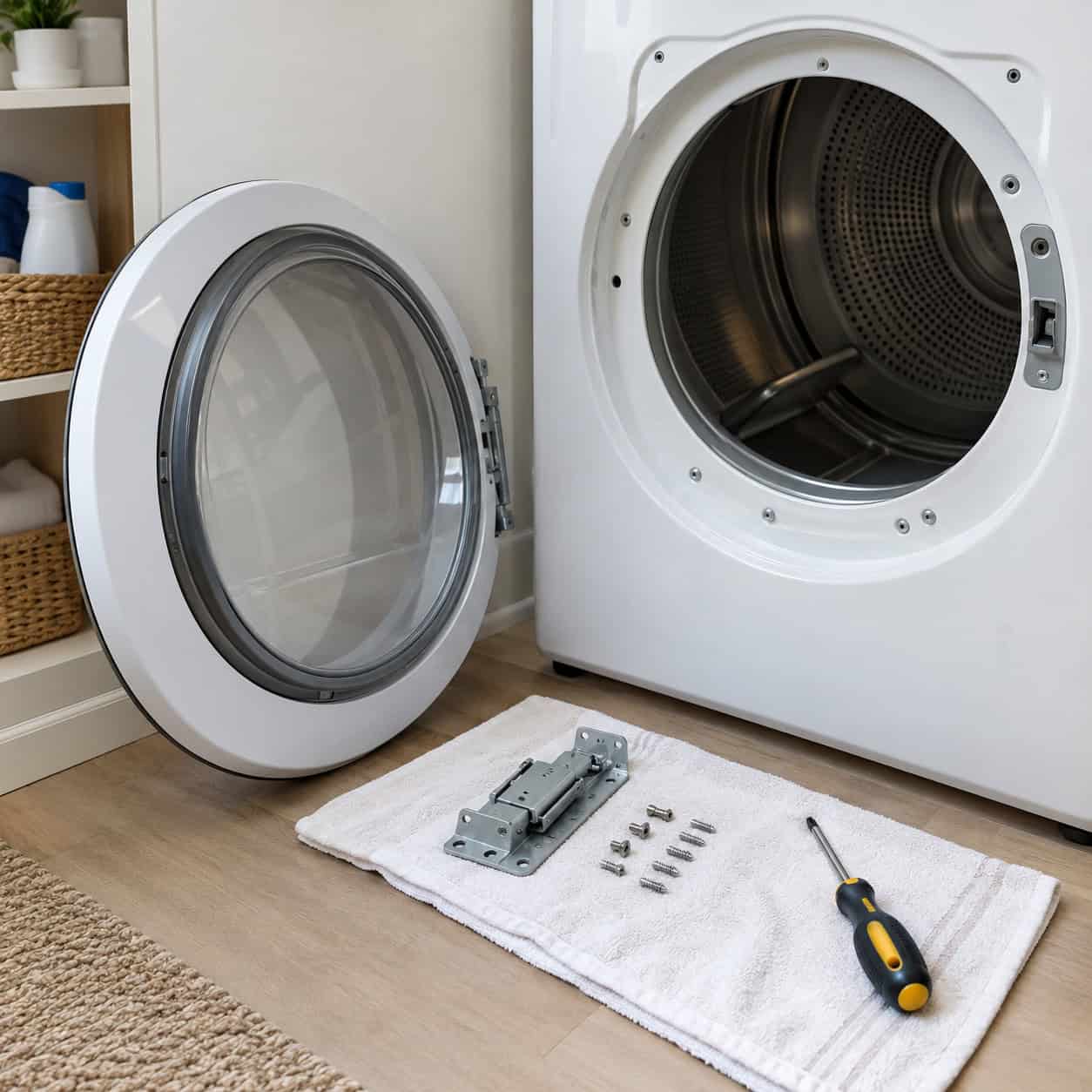Not Reversing the Dryer Door