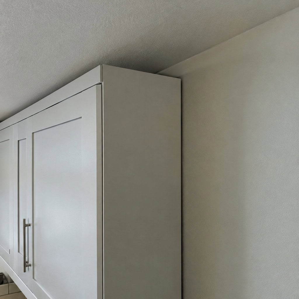 Upper cabinets hung on drywall anchors
