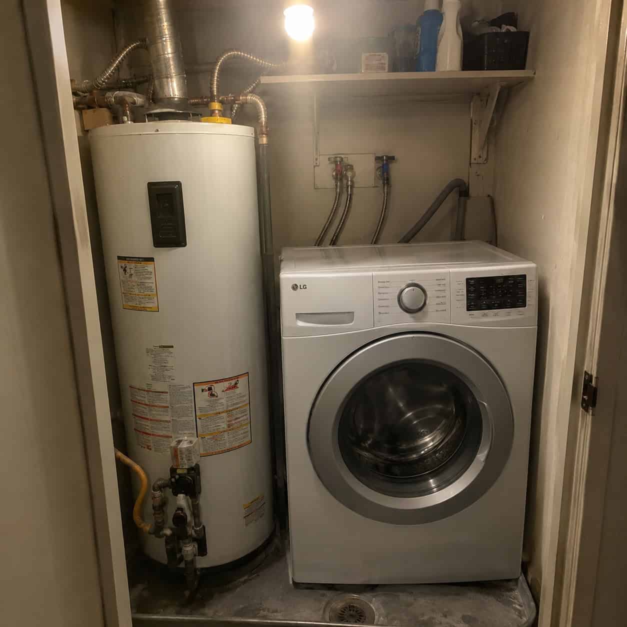 Sharing the Closet With the Water Heater or Furnace