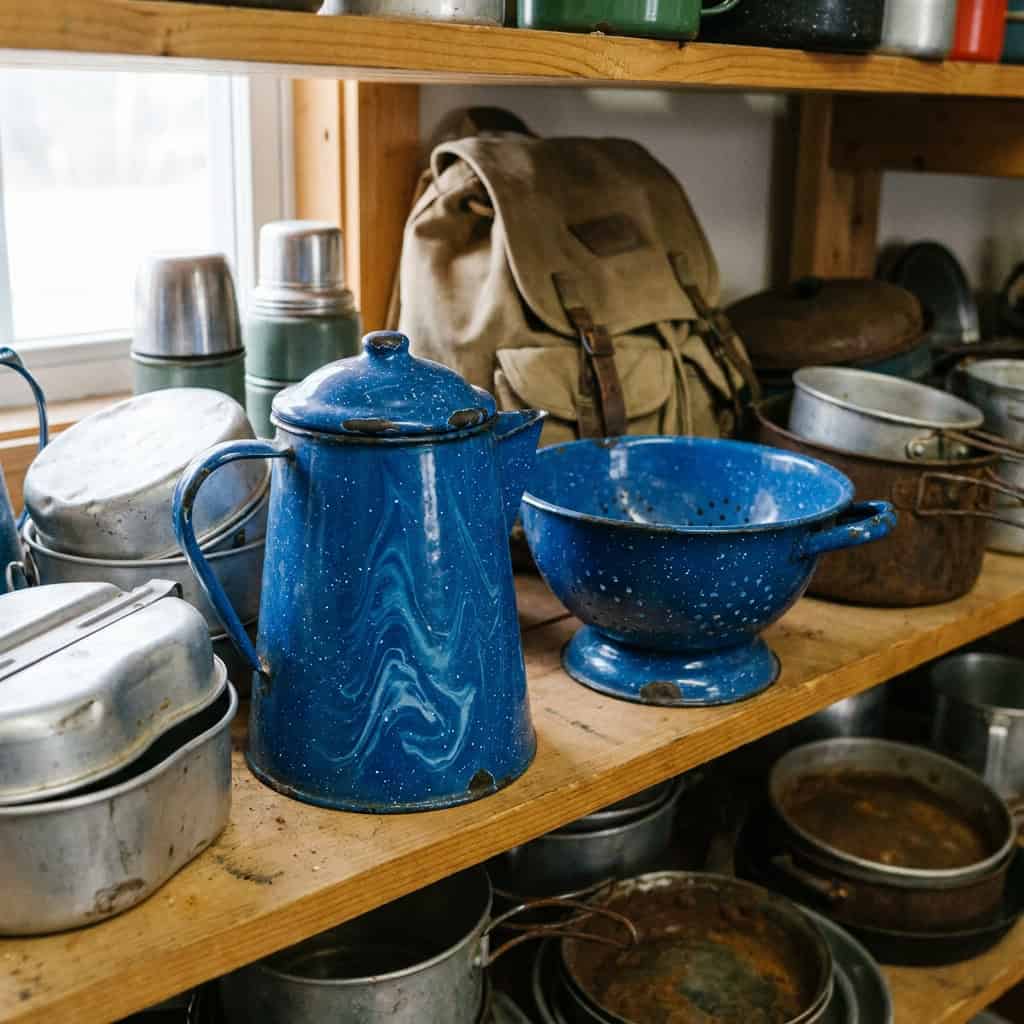 Speckled Graniteware and Early Enamelware