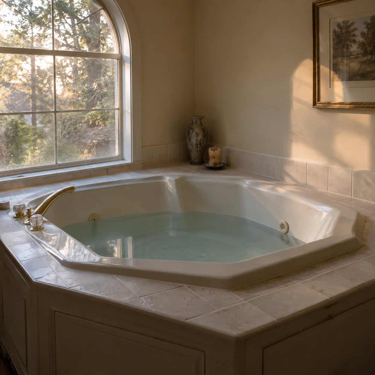 The Oversized Garden Tub Your Water Heater Can't Fill