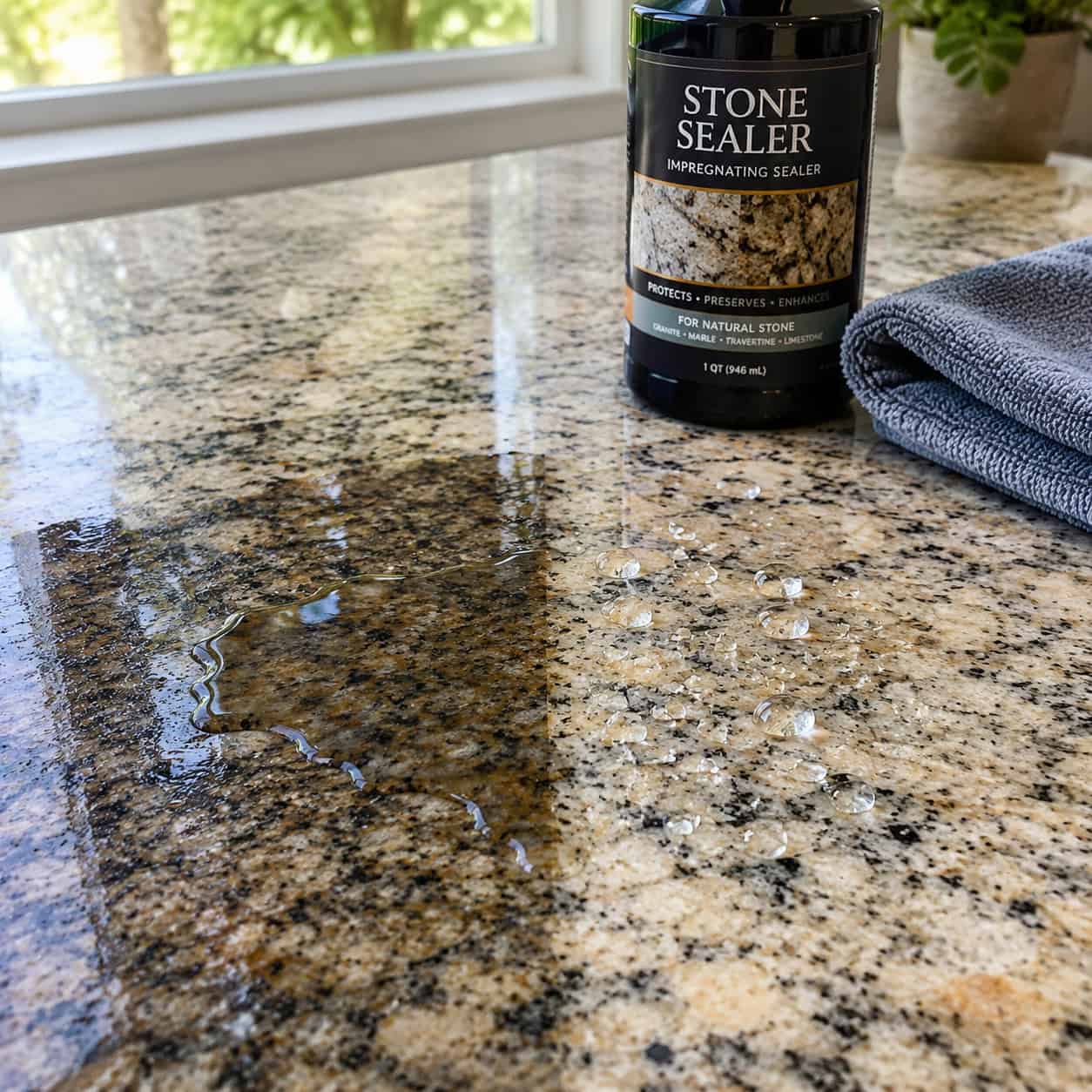 Reseal the Stone Countertop (and the Truth About Refinishing Kits)