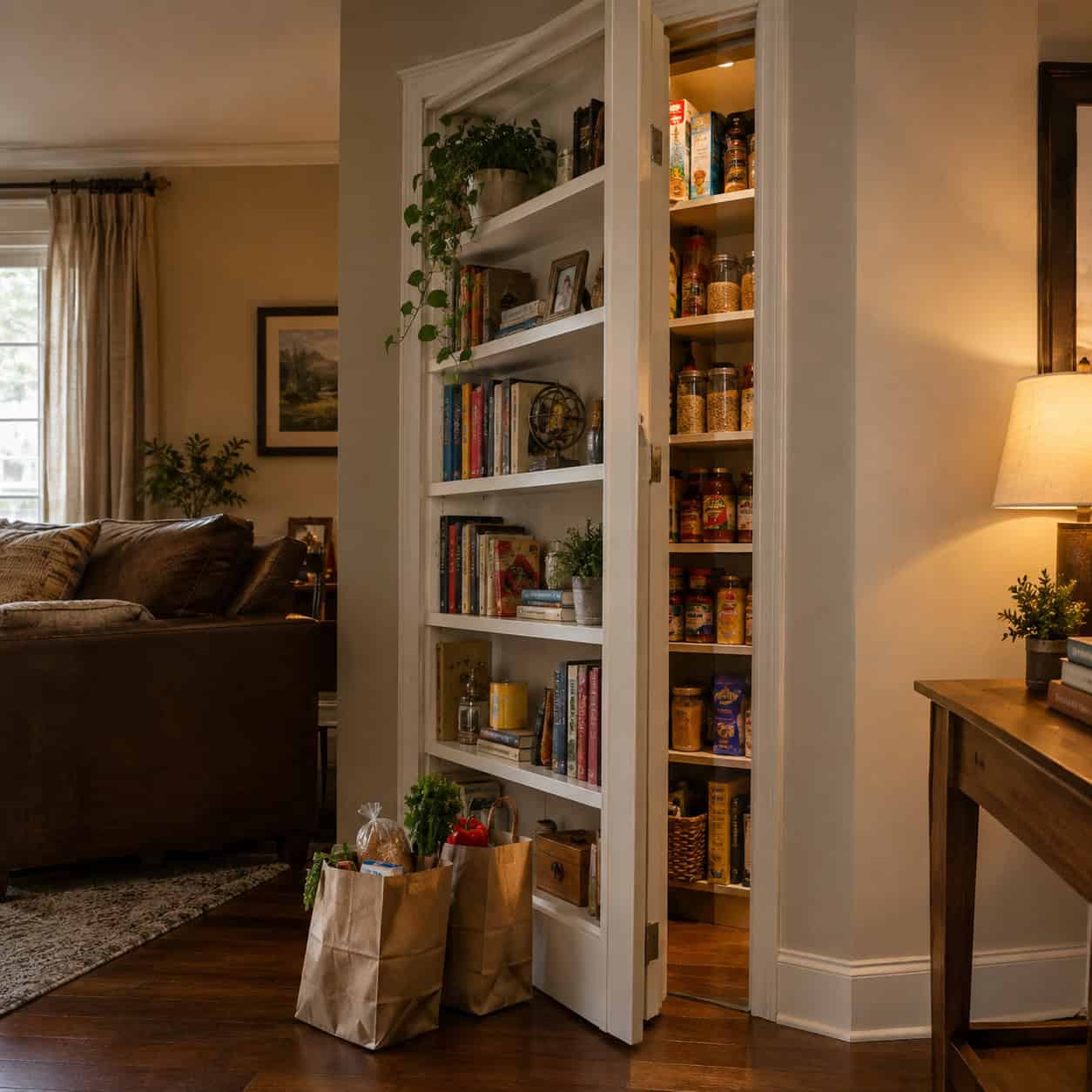 The Hidden Secret-Door Pantry
