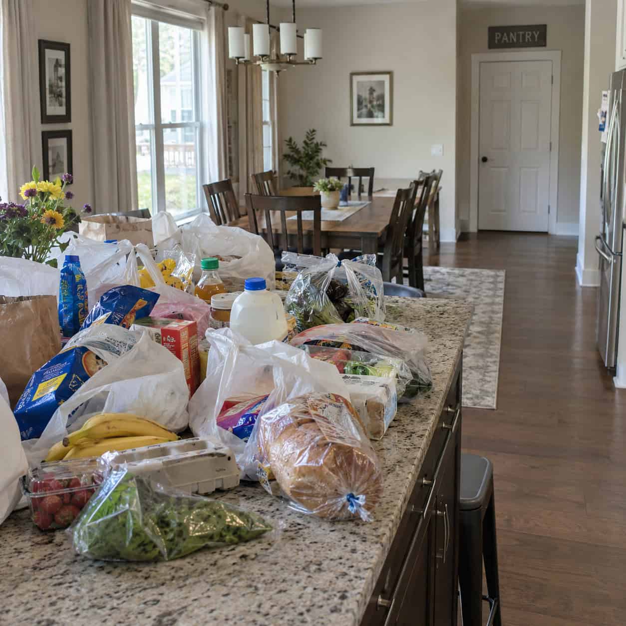 A Pantry Placed Outside the Work Triangle