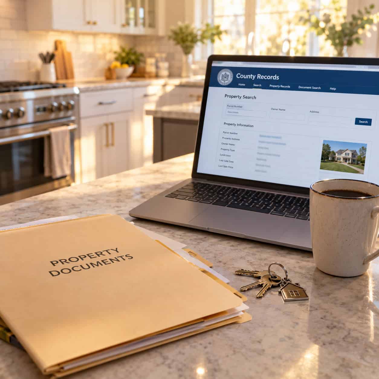 No permit history for an obviously new kitchen